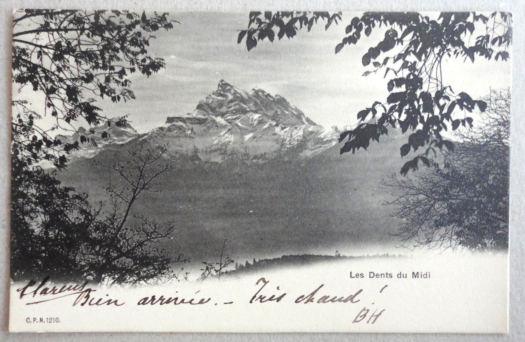 Ansichtskarten: Les Dents du Midi – Gebraucht aus Fétigny von Billy2miny