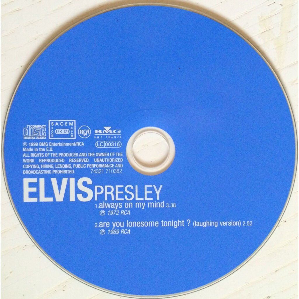 CDs: ELVIS PRESLEY - ALWAYS ON MY MIND – Gebraucht aus Bottens von hotter-than-hell 2