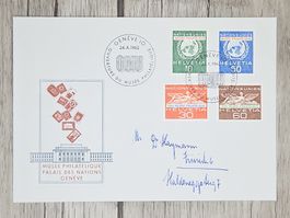 CL09 Enveloppe + Timbre Suisse 1962