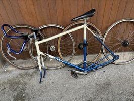Vélo de course Cilo bleu/blanc occasion vintage année 80