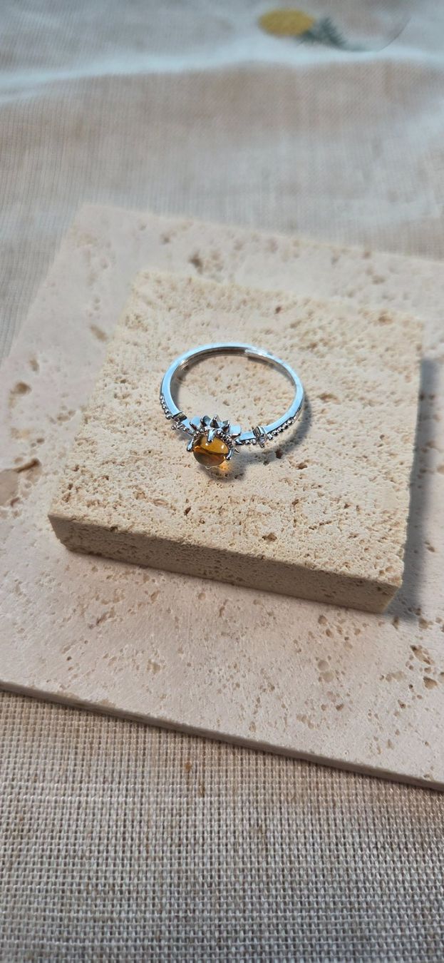 Anelli: NEW - S925 Citrine Ring (Adjustable) – Nuovo (secondo la descrizione) da Zürich venduto da cin_wcf6 1