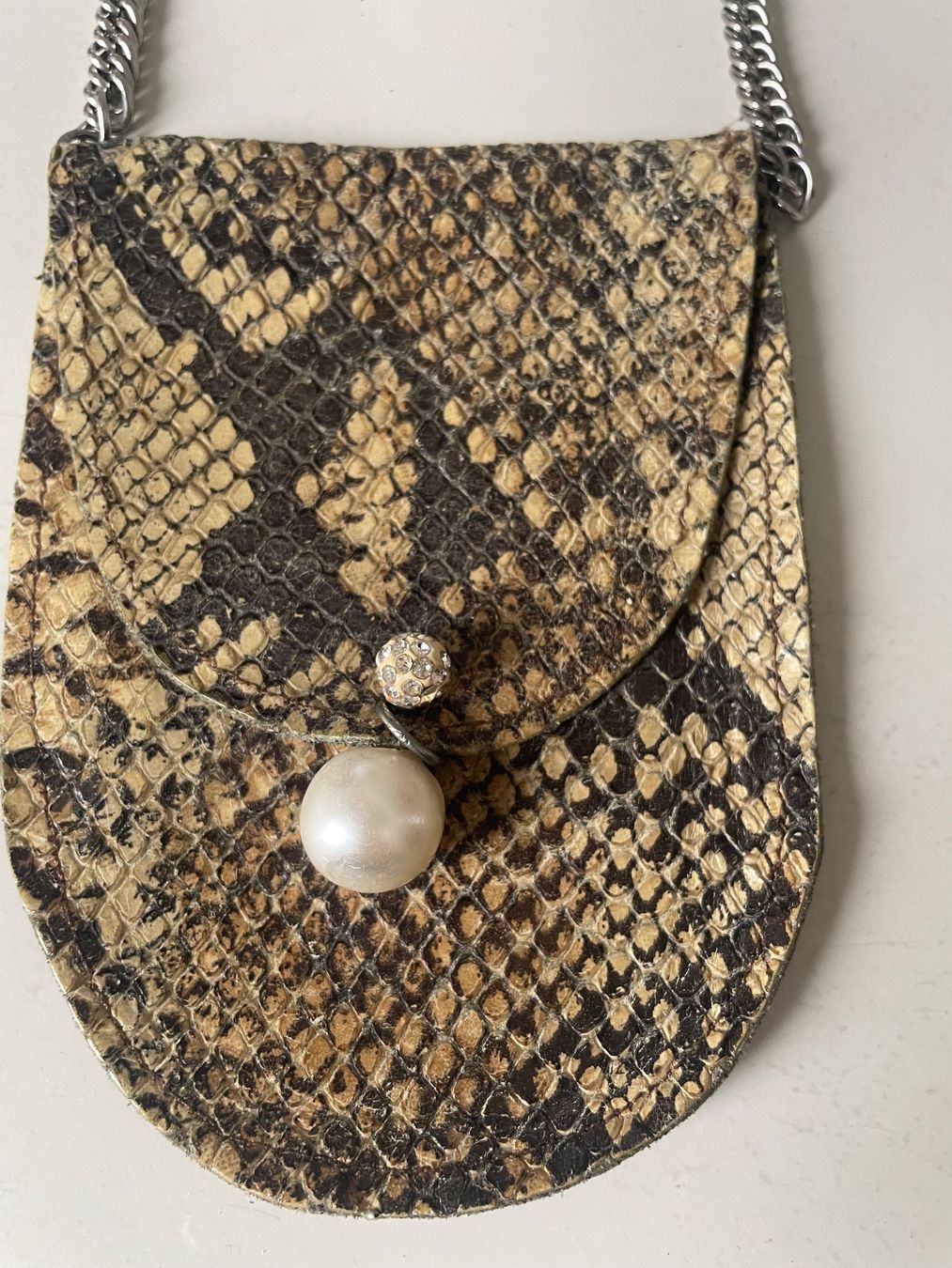 Sacs femmes: Mini Tasche Python - Kleine Handtasche – D'occasion à Minusio par Pink222 3