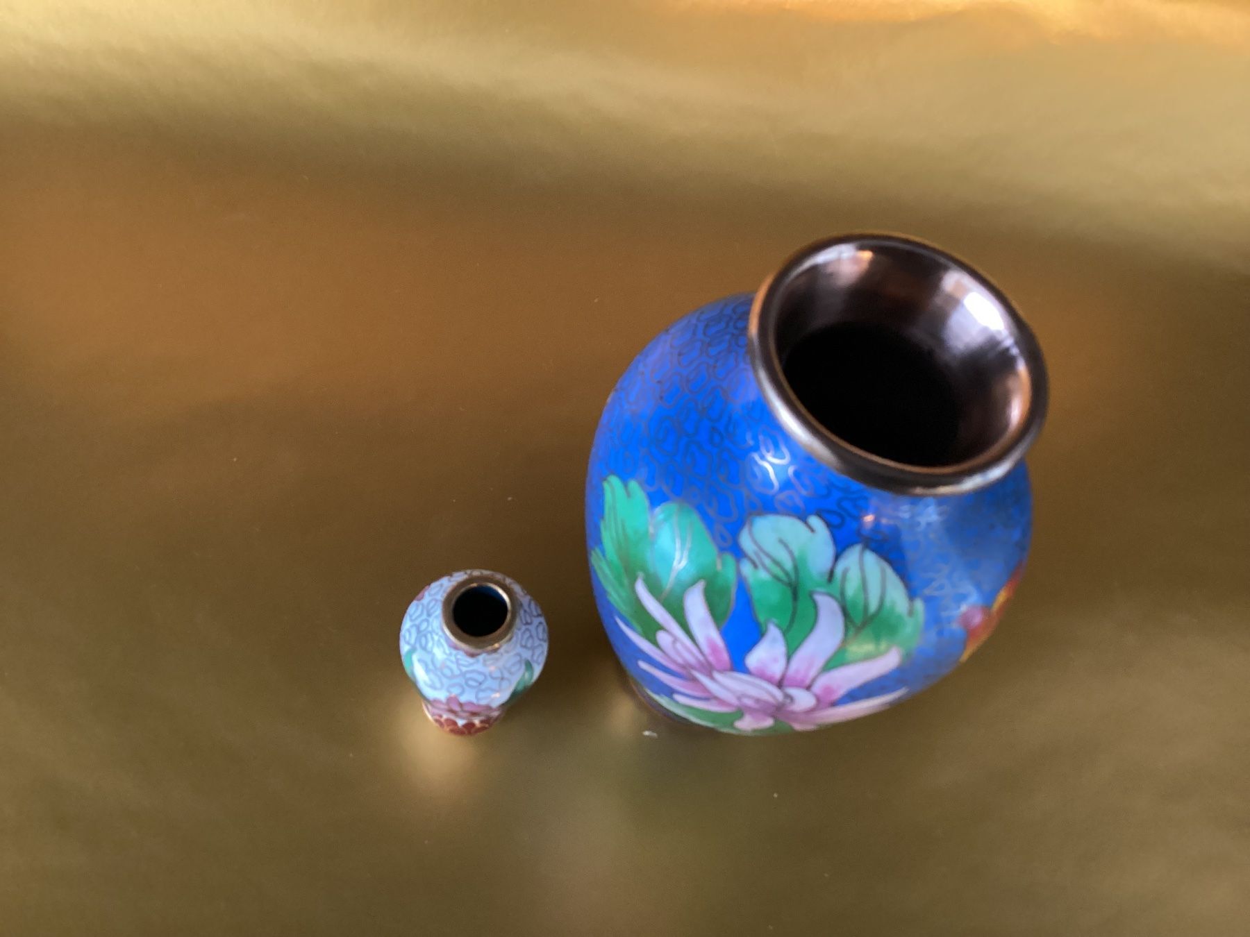 Vasi & Recipienti: Jingfa  / 2 Blumenvase Cloisonné /  Metall – Usato da Beinwil am See venduto da kae_gh7c 2