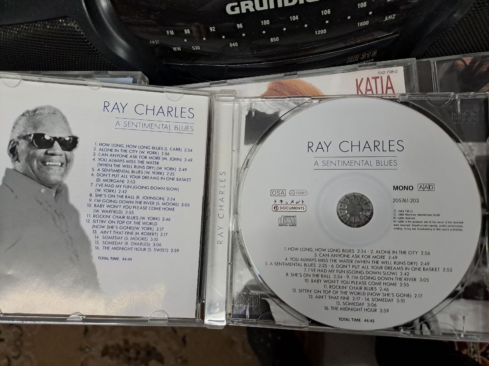 CD: Ray Charles CD "A Sentimental Blues" – Usato da Zürich venduto da Schoebi19 1