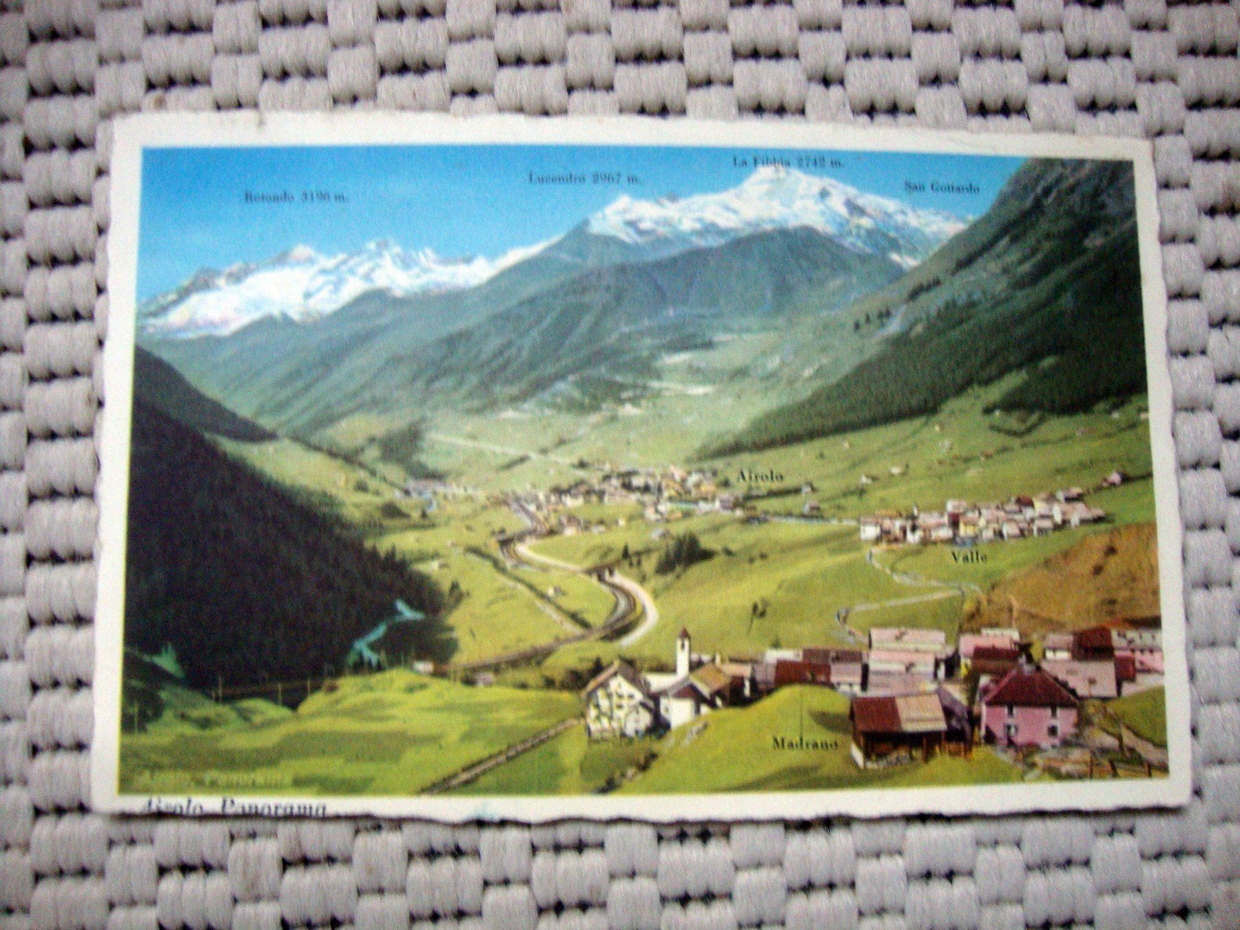 Cartoline postali: Ansichtskarte Postkarte Airolo Panorama – Usato da Döttingen venduto da Kubuli1