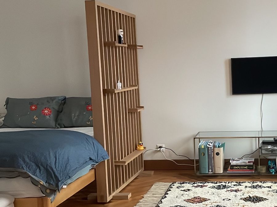 Scaffali: Étagère de séparation plaqué chêne – Usato da Genève venduto da Subness_90
