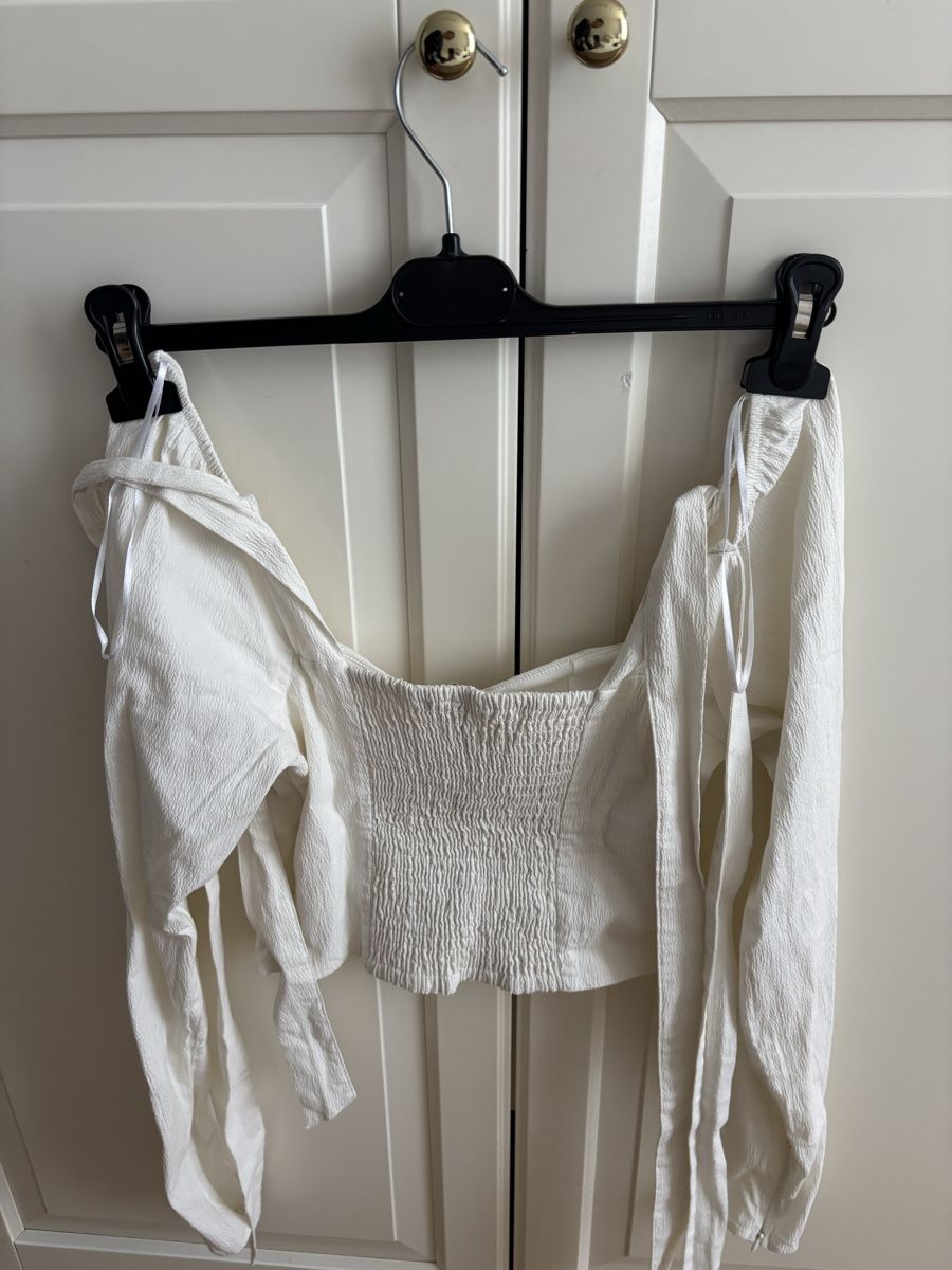 Tops: Top both bows beige cream size 38 NP: 79.- – Neu (gemäss Beschreibung) aus Horgen von len_qjz9 1