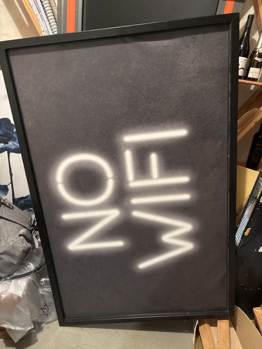 Altri Accessori: "No WIFI" framed print von IKEA – Usato da Embrach venduto da qui_9syj
