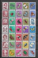 1951-1957: Pro Juventute 7 kompl.Serie Nr.J138-172 **