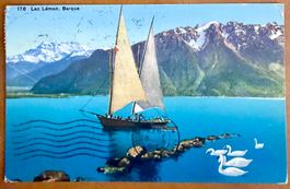 Barque sur le Léman - 1922