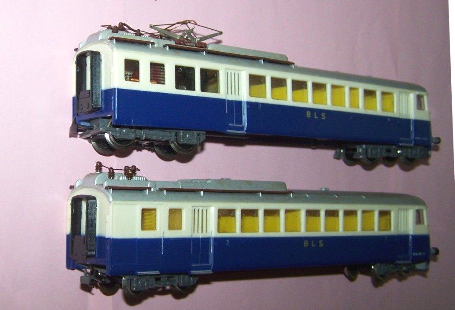 Kleinbahn Modellini di ferrovie: Kleinbahn H0: BLS Doppel-Triebwagen ABFe, DC, super Zustand – Nuovo (secondo la descrizione) da Brüttisellen venduto da Rentner44zh 2