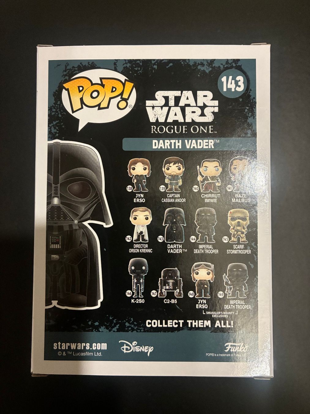 Funko Statuette: Funko Pop Star Wars Rogue One 143 - Darth Vader – Nuovo e nell'imballaggio originale da Baden venduto da Polystyreneman 2