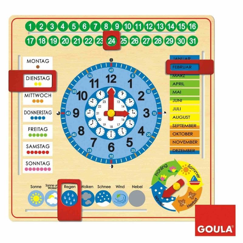 Uhren: Kalenderuhr gross, d - GOULA – Neu und originalverpackt aus Wettingen von Swala 1