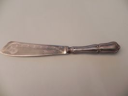altes 800er Silber-Kuchenmesser / Messer
