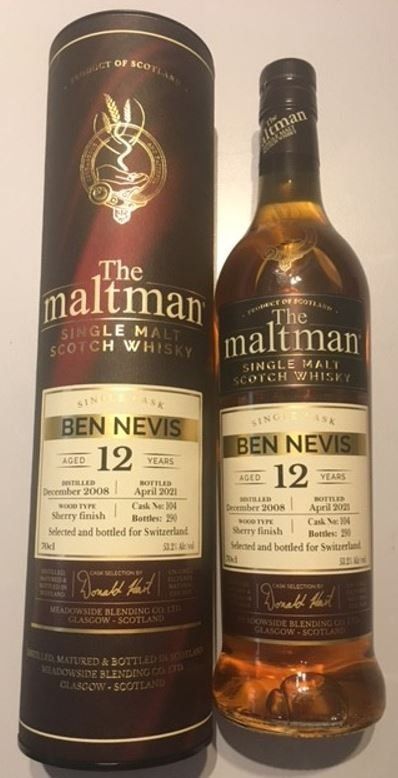 Ben Nevis Spirituosen: Ben Nevis 12 years The Maltman – Neu und originalverpackt aus Deitingen von Delikatessengold1