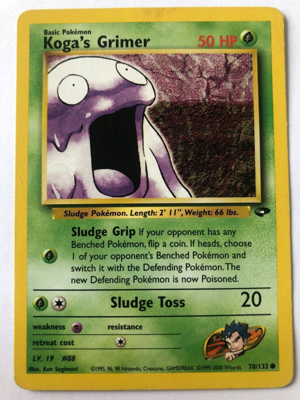 Pokémon Carte collezionabili: Koga's Grimer - Gym Challenge – Usato da Nussbaumen AG venduto da Bika-Shop