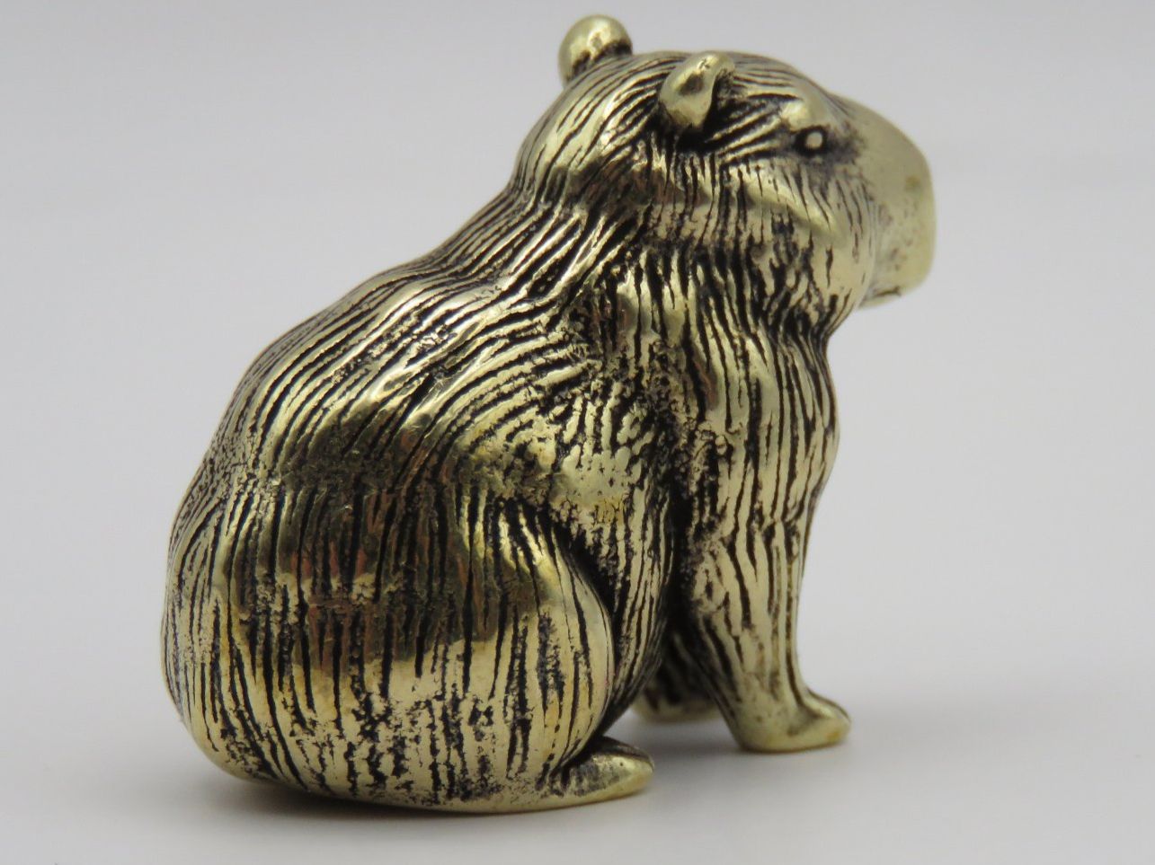 Statuette: Messing-Figur - CAPYBARA - Dekoration - Grösse: 2,5x2cm – Nuovo e nell'imballaggio originale da Grenchen venduto da Yamahwildstar16 3
