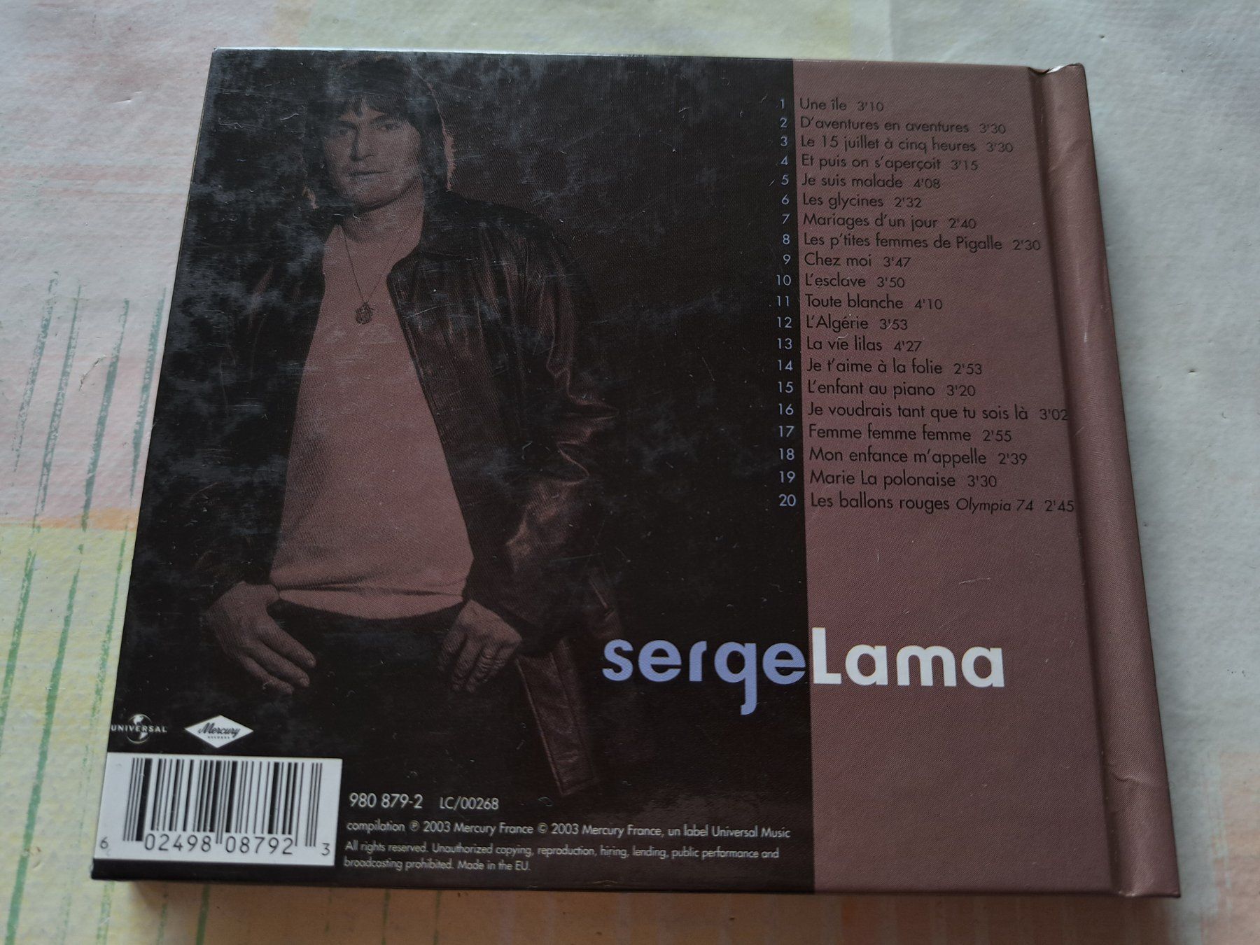 CD: CD Serge Lama  – Usato da Pully venduto da bro_n52j 1