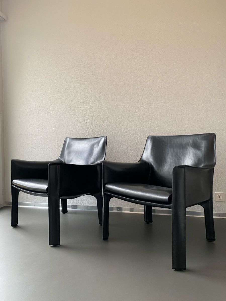 Cassina Sessel: Cassina Cab 414 Sessel Mario Bellini 2 v. 2 – Gebraucht aus Dulliken von timemachine 9
