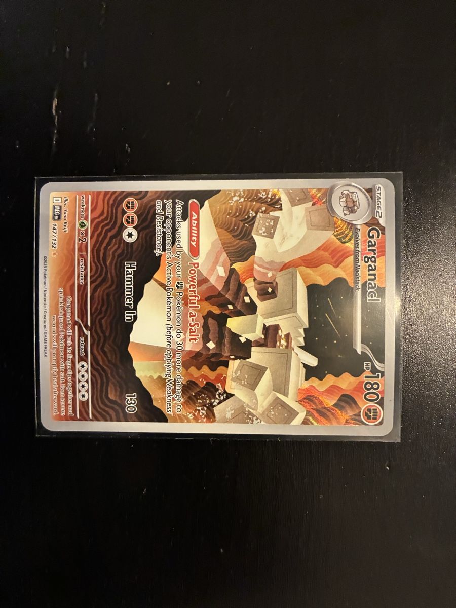 Pokémon Carte collezionabili: Pokémon Karte Garganacl Mega Evolution Ilustration Rare – Nuovo (secondo la descrizione) da Schlieren venduto da mutschellen8 1