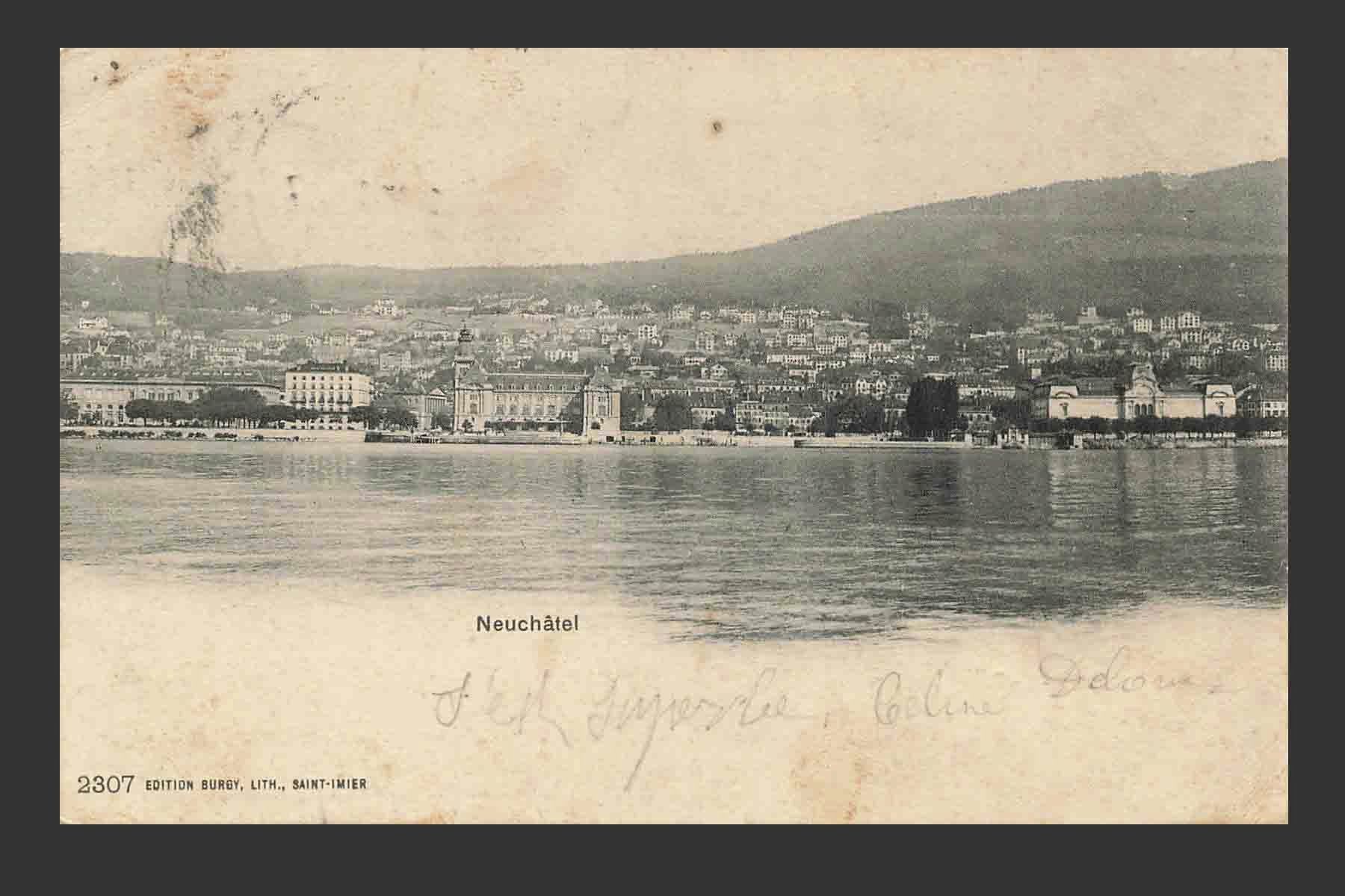 Cartoline postali: AK Neuchatel – Usato da Goldau venduto da artelier1
