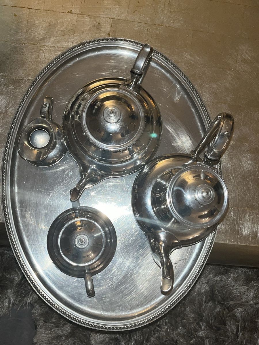 Set di piatti: James Dixon Silber Tee/Kaffee Set +Tablett, Vintage! – Usato da Rüti ZH venduto da Walti0 2