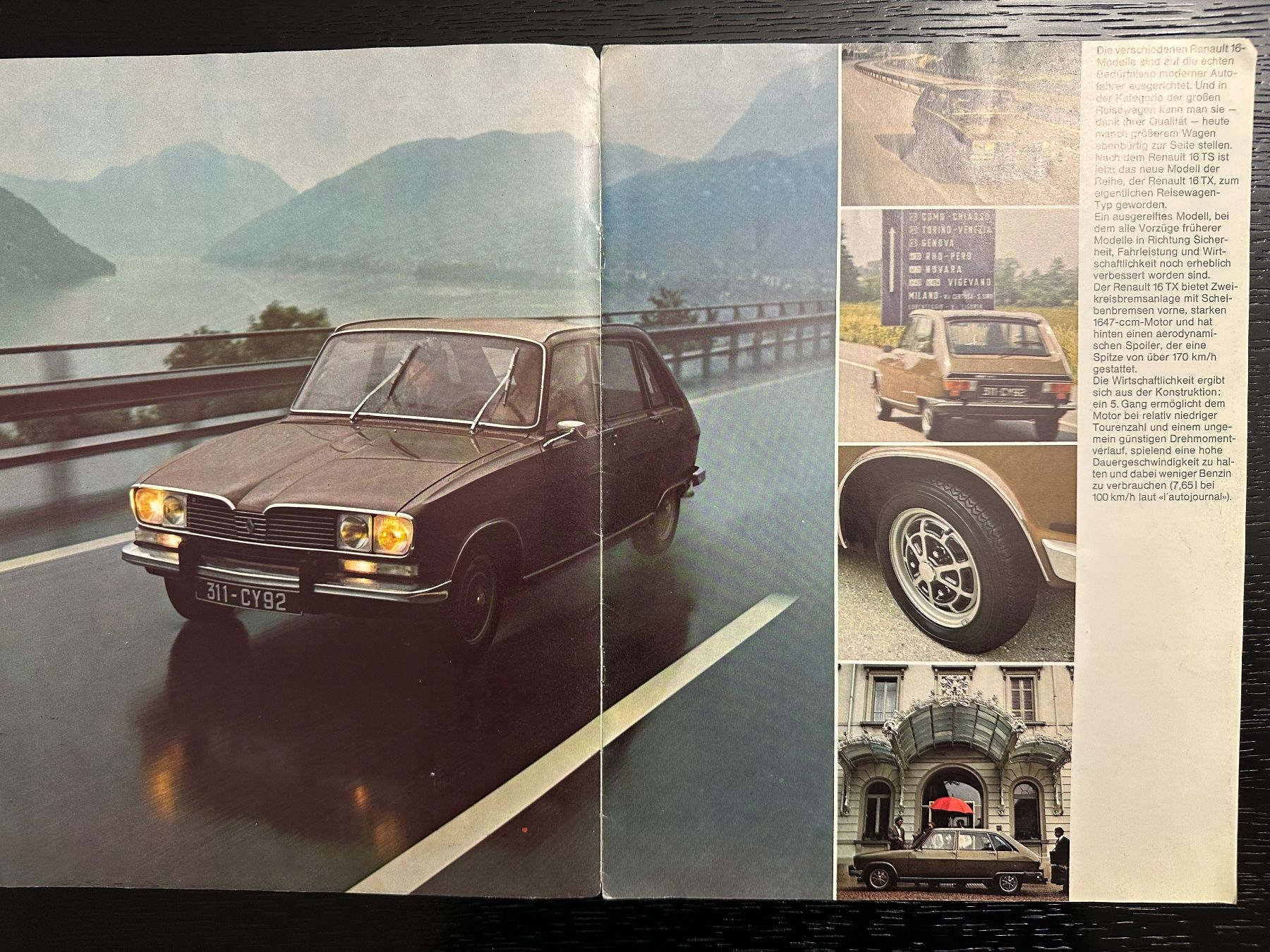 Renault Dokumente: Renault 16 TX – Gebraucht aus Bern von 3636-agb 2