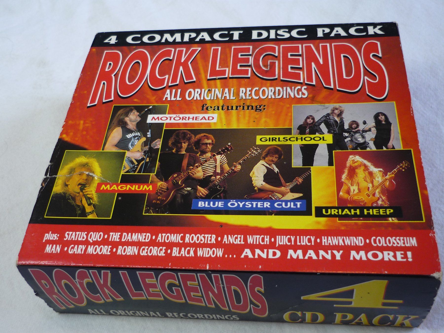 CDs: Musik CD - 4 CD Box Rock Legends all original recordings – Gebraucht aus Beringen von zzRegal 1