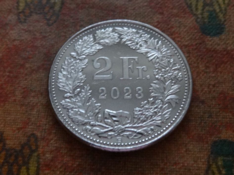 Toutes les monnaies: 2 Fr. 2023 – D'occasion à Romanel-sur-Lausanne par Swift13