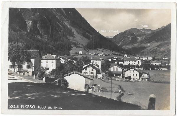 Cartoline postali: Rodi - Fiesso Teilansicht Feldpoststempel – Usato da Olten venduto da clotaldi