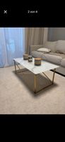 Couchtisch Gold Glas