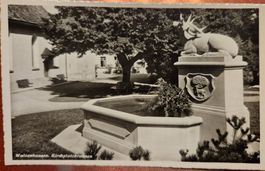Walzenhausen Kirchplatzbrunnen - ungelaufen/alt