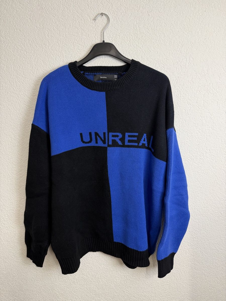 Bershka Maglioni & Felpe: Bershka Winter Pullover, Grösse XL, Blau/Schwarz, Top! – Nuovo (secondo la descrizione) da Pratteln venduto da niisam