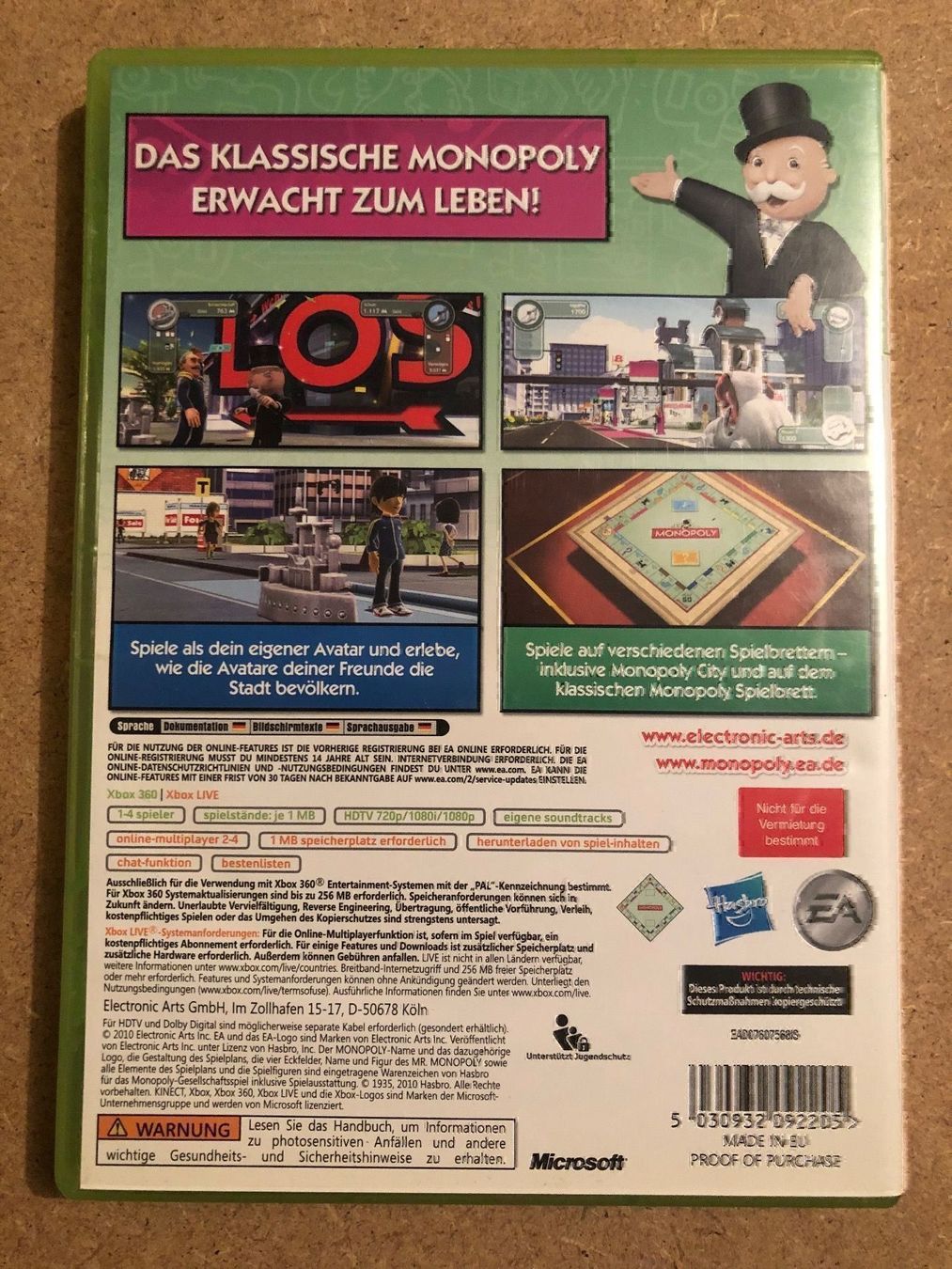Spiele: Monopoly Streets für Xbox 360 – Gebraucht aus Kestenholz von Mad18 1