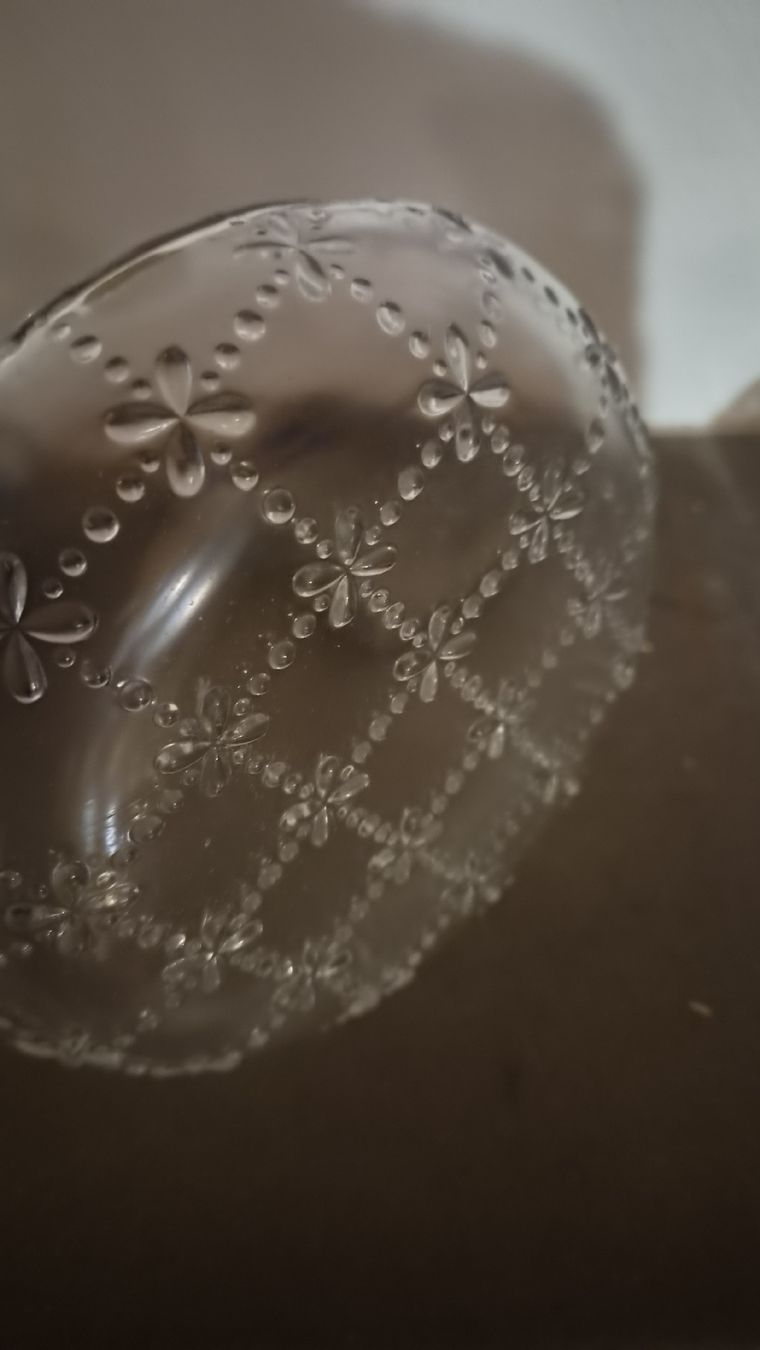 Bicchieri: Glasschale mit Griff, Muster, Vintage  – Usato da Kölliken venduto da MissesBossTop1 2