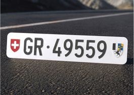 GR 49559 Kontrollschild / Autonummer – 5-stellig
