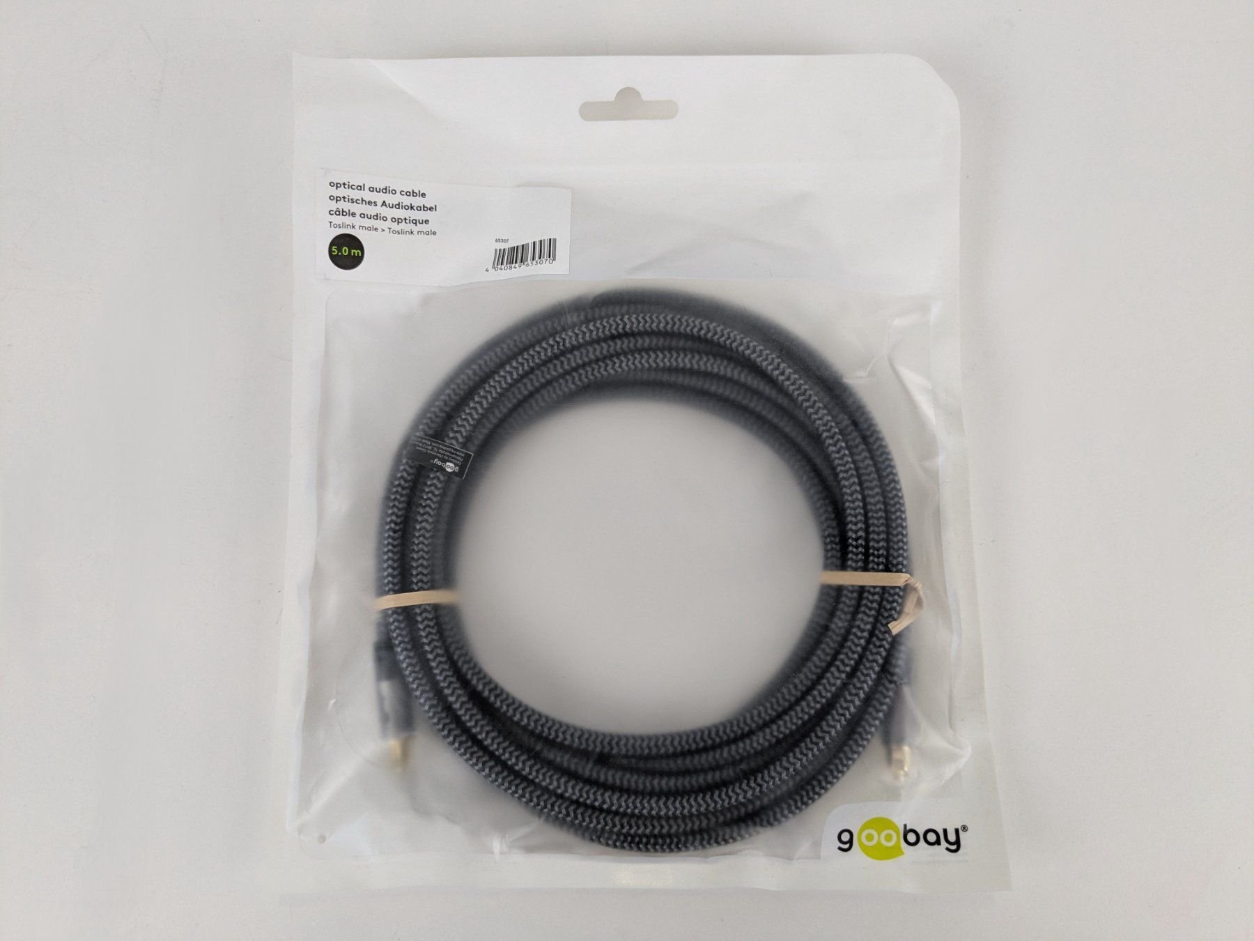 Kabel: GOOBAY optisches Audiokabel Toslink 5m – Neu (gemäss Beschreibung) aus Dintikon von Restwert_Dintikon