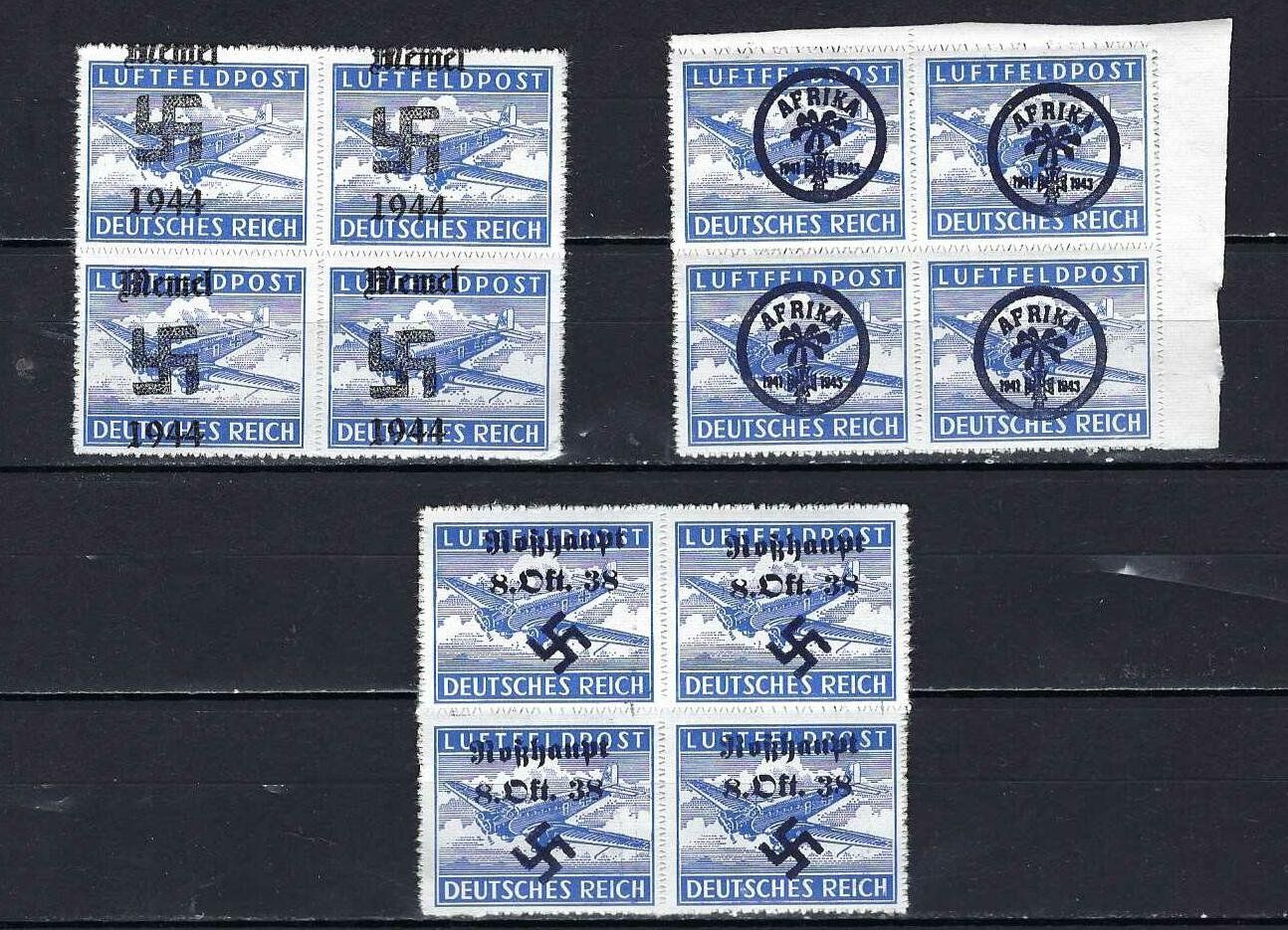 Alle Briefmarken: Luftfeldpost mit Aufdruck ** – Neu und originalverpackt aus Lindau von Rickie123