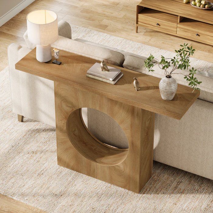 Tavoli: Konsolentisch 105cm Modern Rund Design – Nuovo e nell'imballaggio originale da Gretzenbach venduto da Genfi-Shop 3