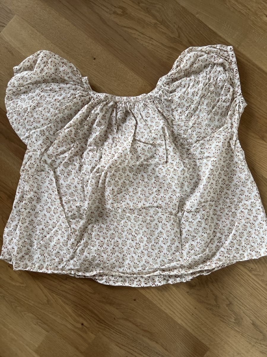 Blusen: Dôen Bluse Weiss Blumenmuster Grösse S Baumwolle – Neu (gemäss Beschreibung) aus Ins von ann_wp7f 2