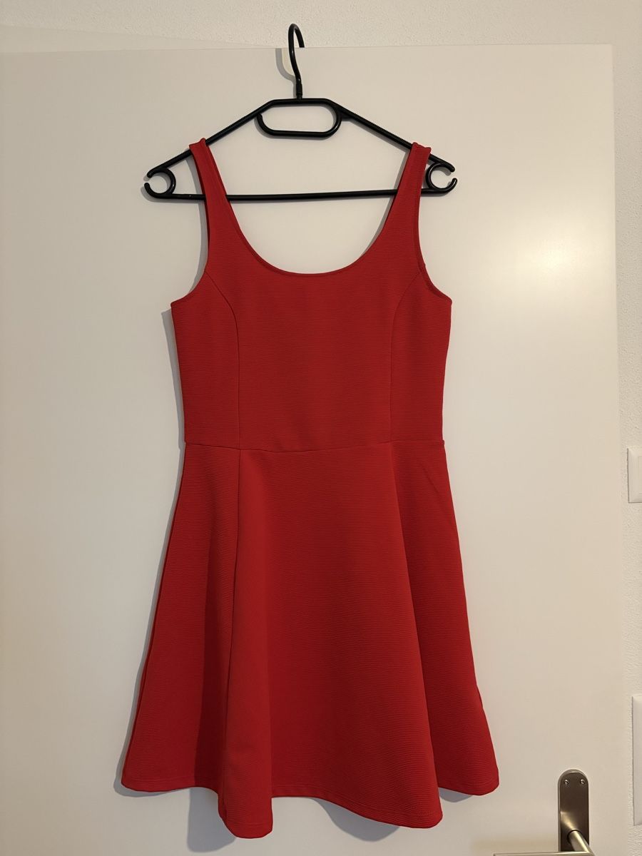 H&M Vestiti: Sommerliches, rotes Kleid – Nuovo (secondo la descrizione) da Vaduz venduto da chr_j2s9