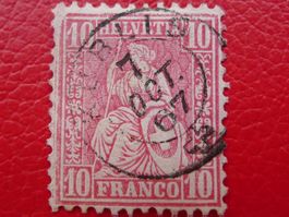 1867: Nr.38, sauber von KÜBLIS (GR): 7.10.1867