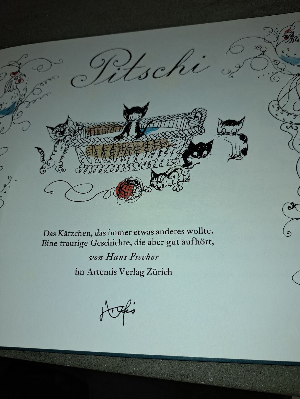 Libri: Hans Fischer - Pitschi - Kinderbuch Klassiker,  – Usato da Kölliken venduto da Upcycling-by-Mc-TAM 1