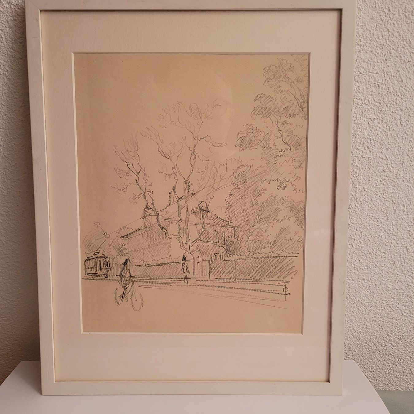 Gemälde: Fritz Bernhard, Bleistiftzeichnung, Winterthur – Gebraucht aus Unterstammheim von Dolosprint80