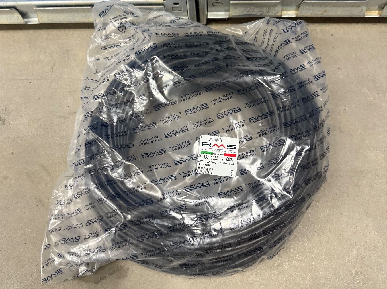 Mofas: Kabelhülle schwarz 50m neu – Neu und originalverpackt aus Hallau von mofaplus