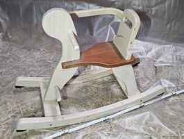 Schaukelpferd Holz, Vintage Kinder-Spielzeug, Top Zustand!