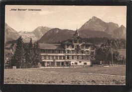 Hôtel Sternen , Unterwasser SG , gel. 1912