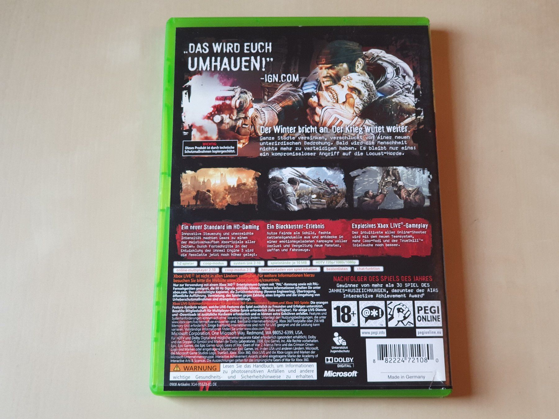 Microsoft Giochi: Gears of War 2 – Usato da Stansstad venduto da collectorsshop 1
