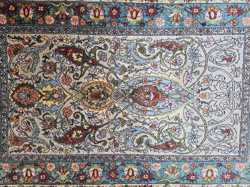 Tappeti: Wunderschöner  originaler Hereke Seidenteppich 60x100 Cm – Usato da Kriens venduto da atlas2014 2