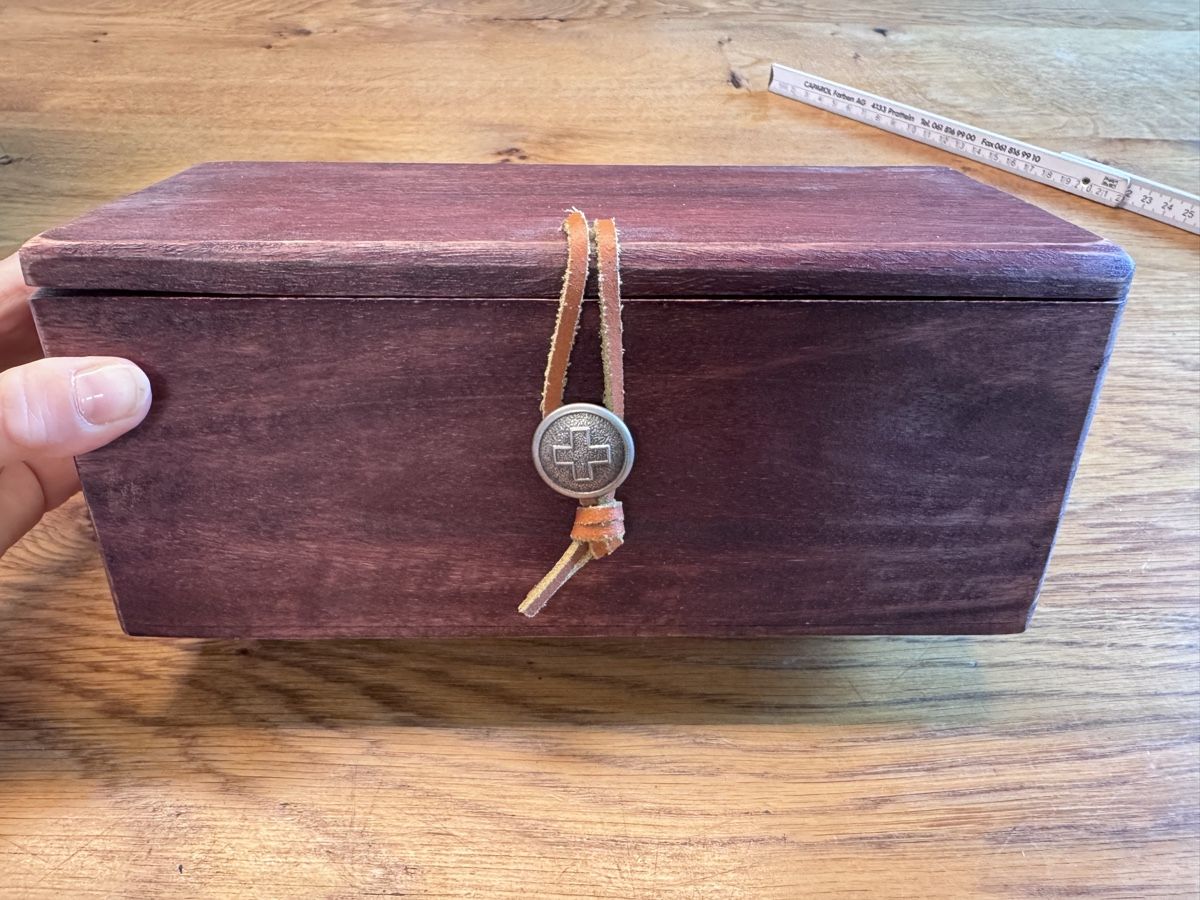 Coffrets à bijoux: Holzschatulle handgefertigt – D'occasion à Niederbüren par Oetschli 1